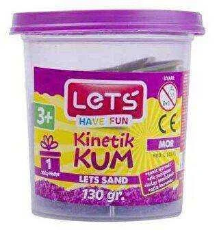 Lets Kinetik Kum 130 Gr Mor Plastik Kutu L10173