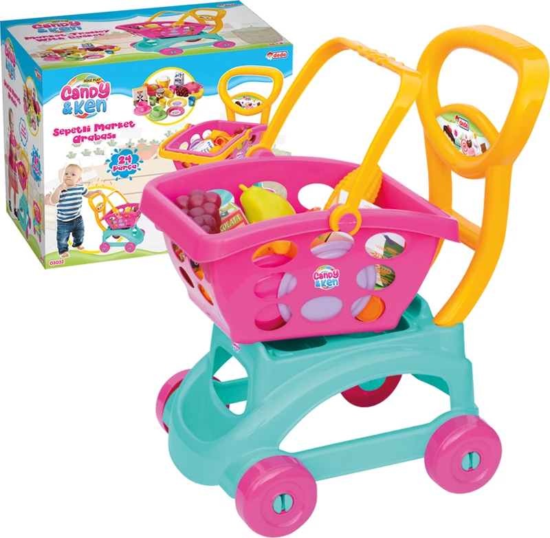 Dede 3032 Candy &Amp;Amp; Ken Sepetli Market Arabası*6