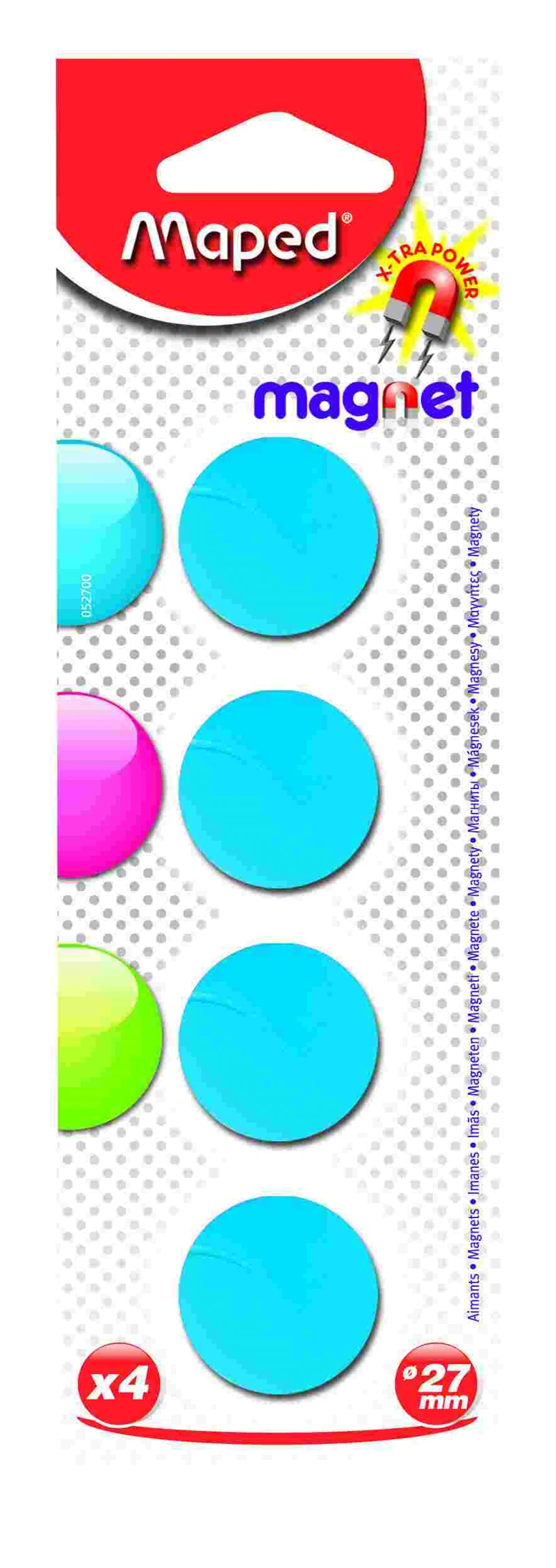 Maped 052700 Standart 27Mm Mıknatıs 4Lü