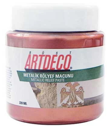 Artdeco Y-054N-2222 220Ml Met.Rölyef Macunu Gümüş