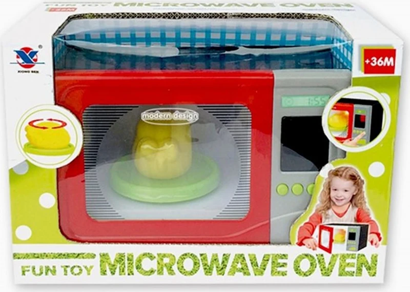 CC Oyuncak Pilli Işıklı Mikrodalga Fırın