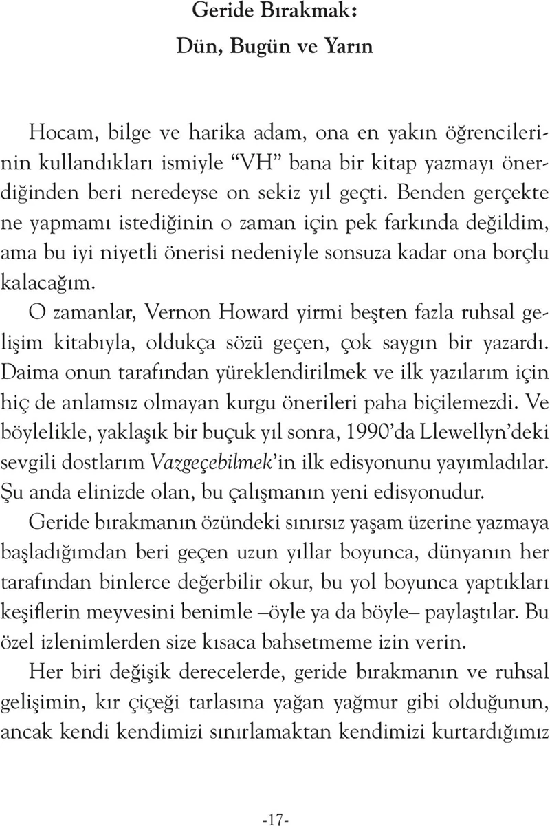 Vazgeçebilmek - Guy Finley