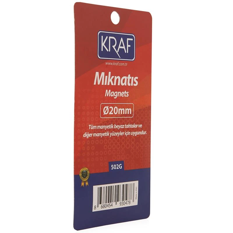 Kraf Mıknatıs Blisterli 20 Mm 6 Lı 502G