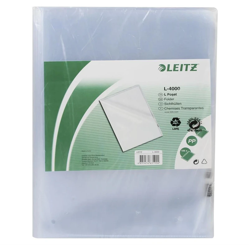 Leıtz L Poşet Dosya 100 Lü Şeffaf L-4000