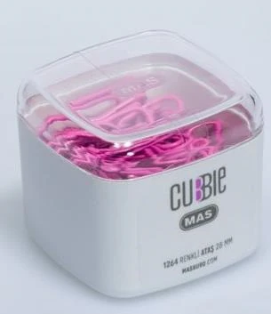 Mas Atas Cubbıe Renkli 28Mm Pembe 1264