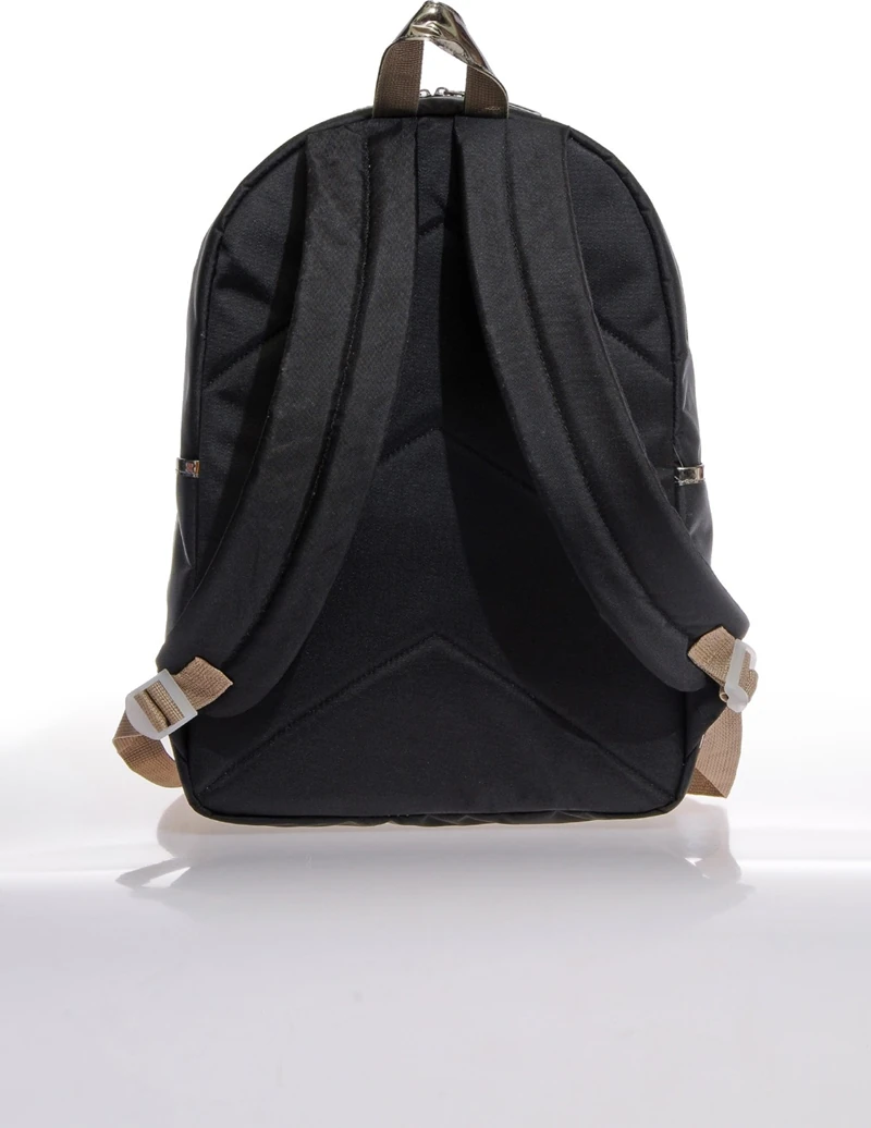 Kaukko Bright Aynalı Okul Sırt Çantası Siyah K1101