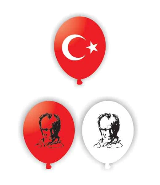 Vatan Vt907 Balon Bayraklı Tek Taraf 100Lü