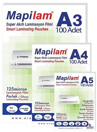 Mapilam 1021203 Parlak Poly.125Mic A3 100Lü