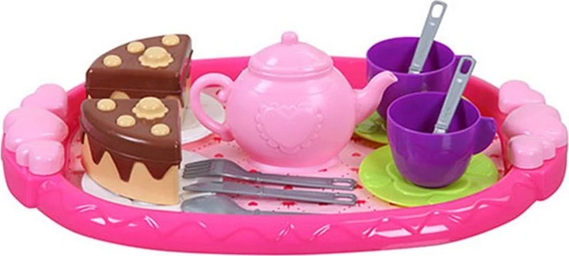 Birlik Tepside Pasta Ve Çay Seti