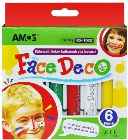 Amos Yüz Boyası Set 6 Lı Bls. Fd5P6