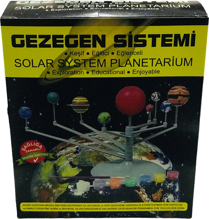 MT Güneş ve Gezegenler Sistemi Maket Yapım Seti Dıy Kendin Yap-Boya