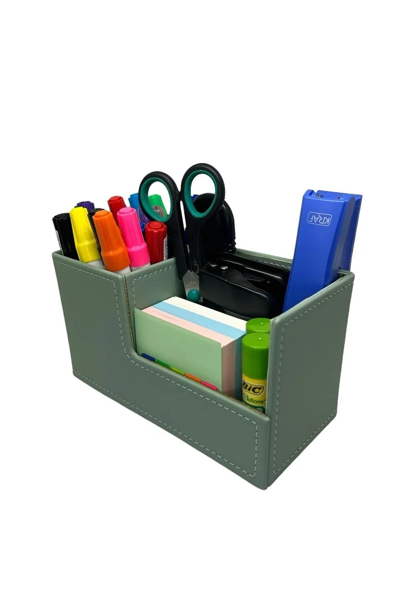 Inn Design Beyoğlu Serisi Deri Org. K. Pastel Yeşil 11x20x9.5 Cm Inn-dd-1254