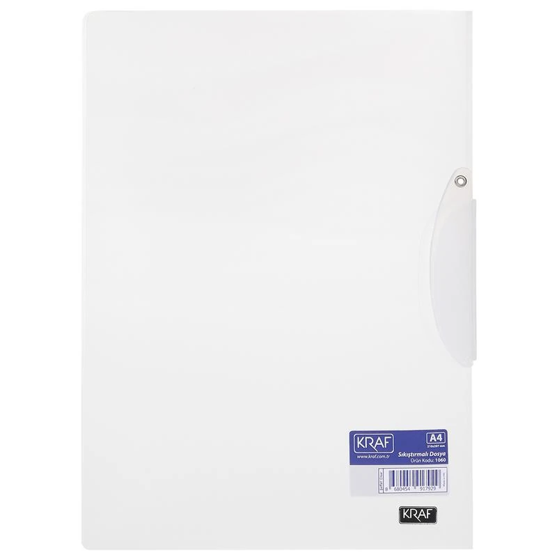 Kraf Sıkıştırmalı Dosya Quiçk Clip 1060 Seffaf Adet