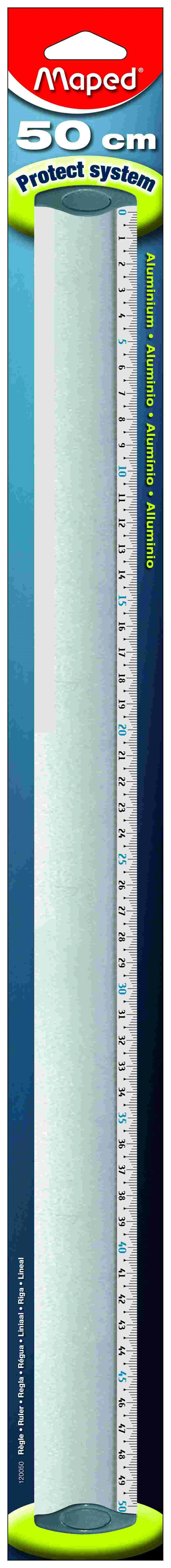 Maped 120050 Alüminyum 50Cm Cetvel Düz