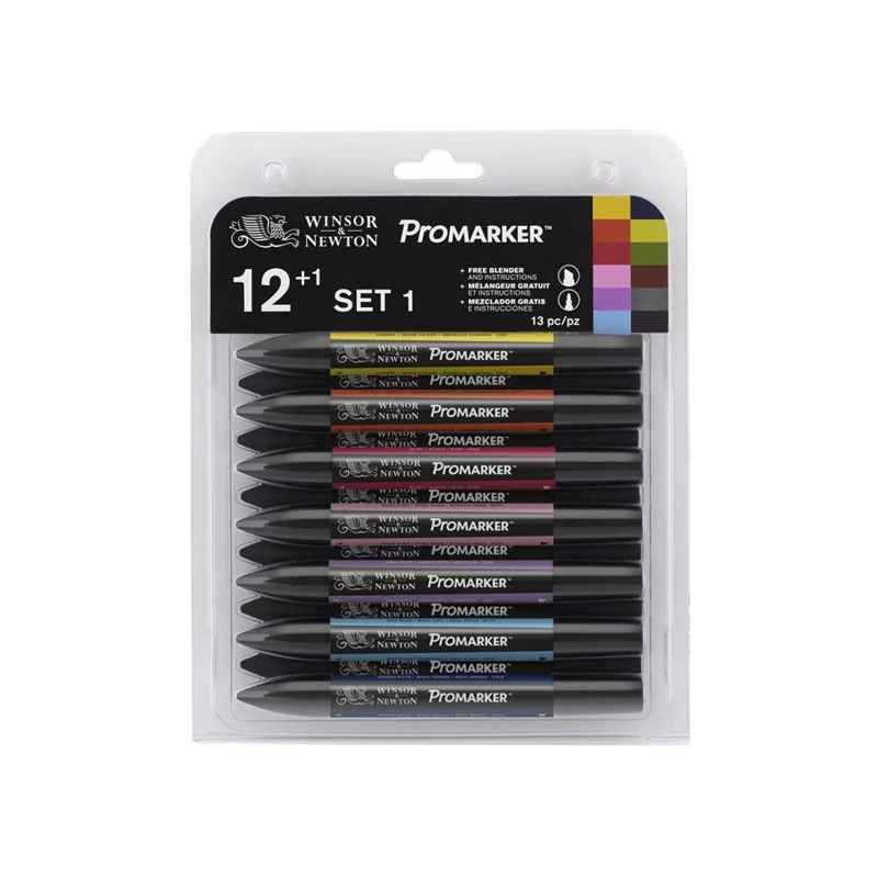 Winsor Newton Promarker Tasarım Set 1 12+1 Renk 0290022