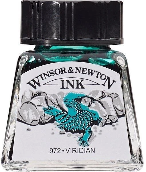 W&N Çizim Mürekkebi Drawıng Ink 14 Ml Vırıdıan 692 Wn-1005692