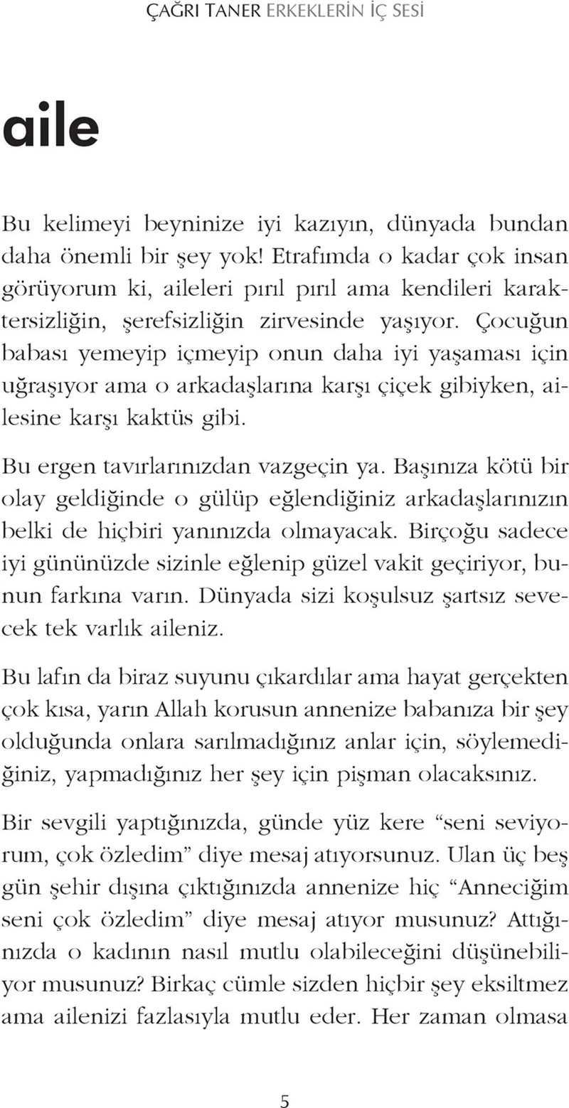 Erkeklerin İç Sesi - Çağrı Taner