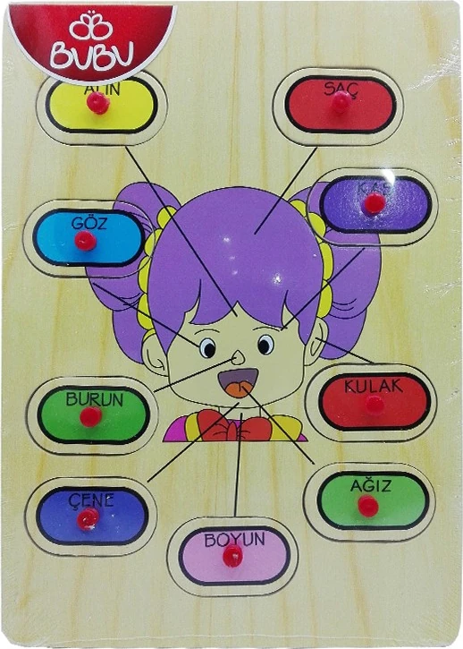 Bubu Ahşap Puzzle Yüz Bj-53Ap0052
