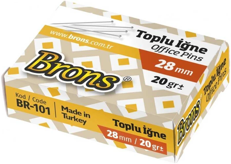 Brons Br-101 Toplu İğne 28/20
