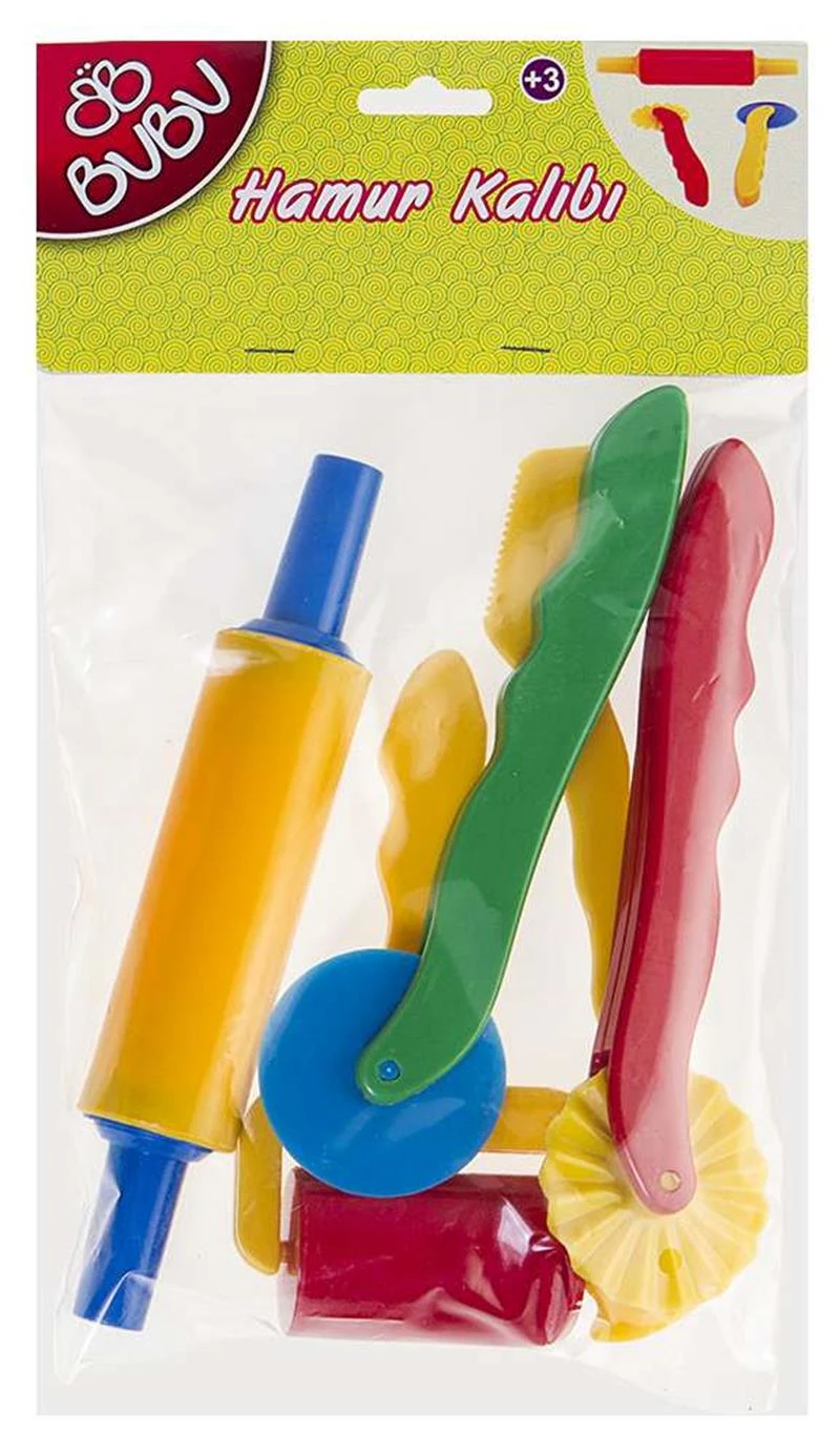 Bu-Bu Oyun Hamuru Kalıbı 6 Parça Crn-Bubu00002