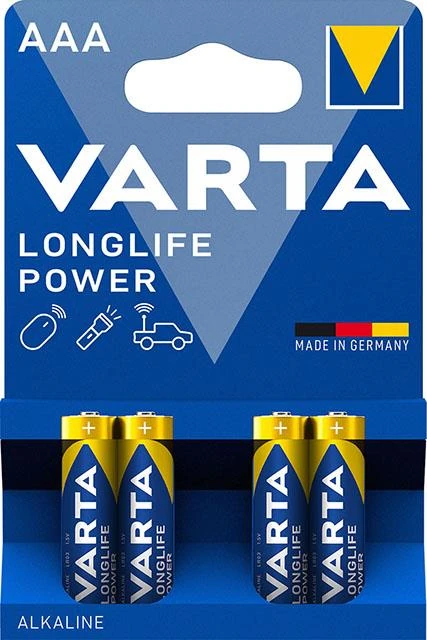 Varta Alkalin Ll Power Aaa 4 Lü 4903121414