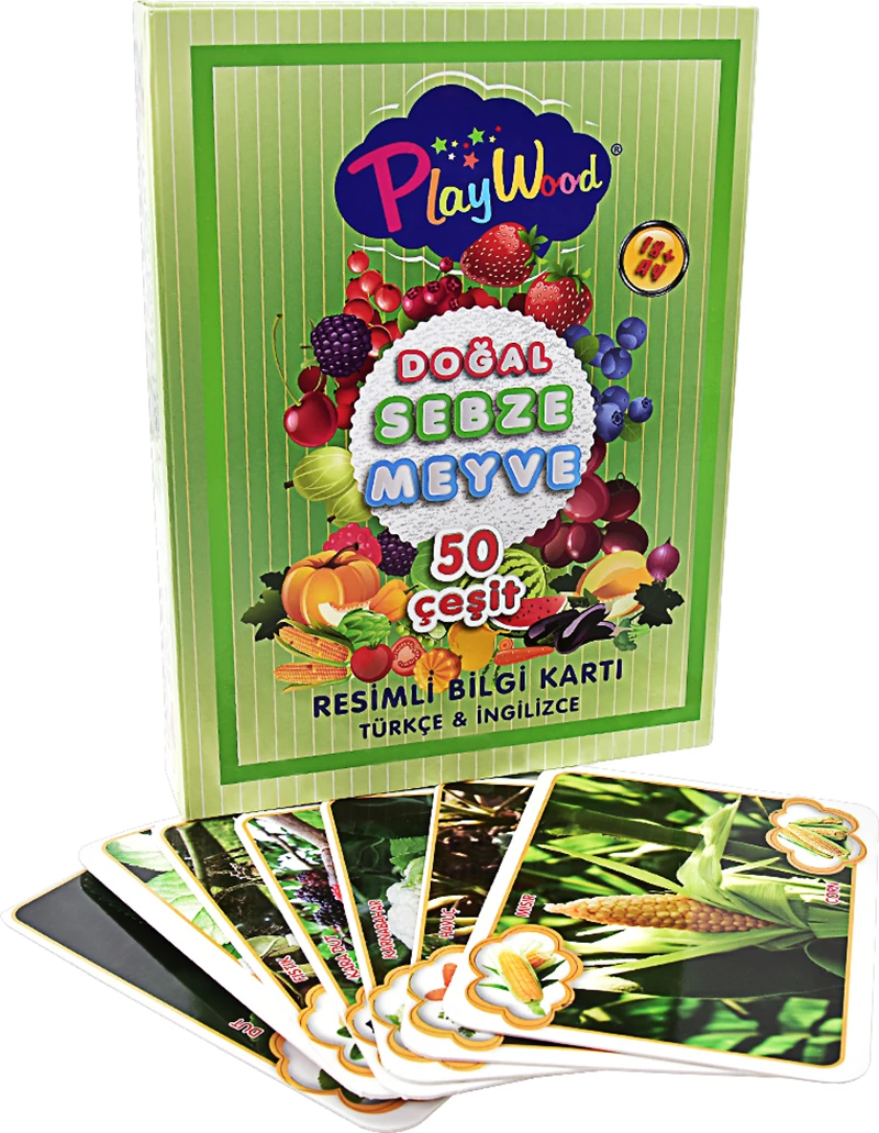 Onyıl Ony-05 Eğitici Resimli Bilgi Kartı Sebze Ve Meyv