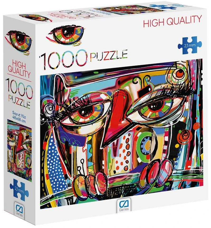 Ca Games Ca.7029 Puzzle 1000 Parça Soyut Yüz