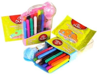 Bu-Bu Püskürtmeli Kalem 12 Renk Bubu-Pk0001