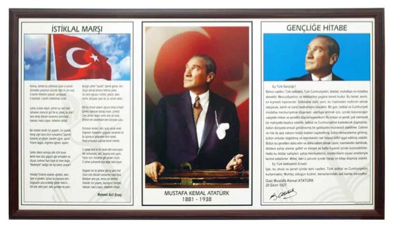 Akyazı 0525 50*90 3Lü Milli Levha Mdf Çerçeveli