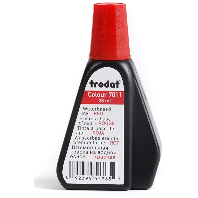 Trodat 1701028K1 Stanpa Mürekkebi 28Ml Kırmızı
