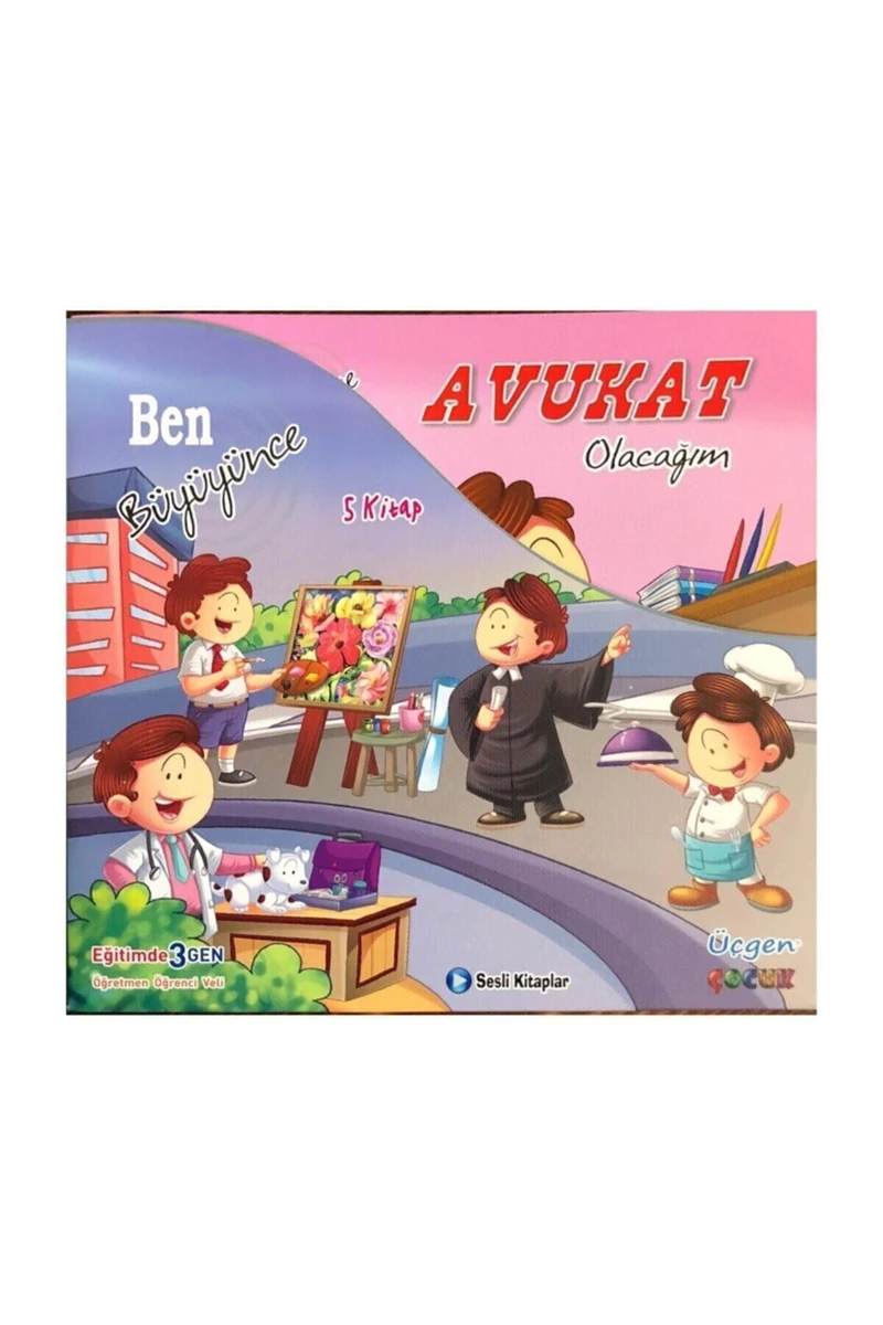 Üçgen Çocuk Ben Büyüyünce Serisi - 5 Kitap