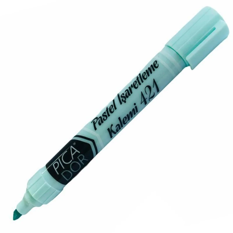 Pıcador Kx086 421 Fosforlu Kalem 10Lu Pastel Mavi