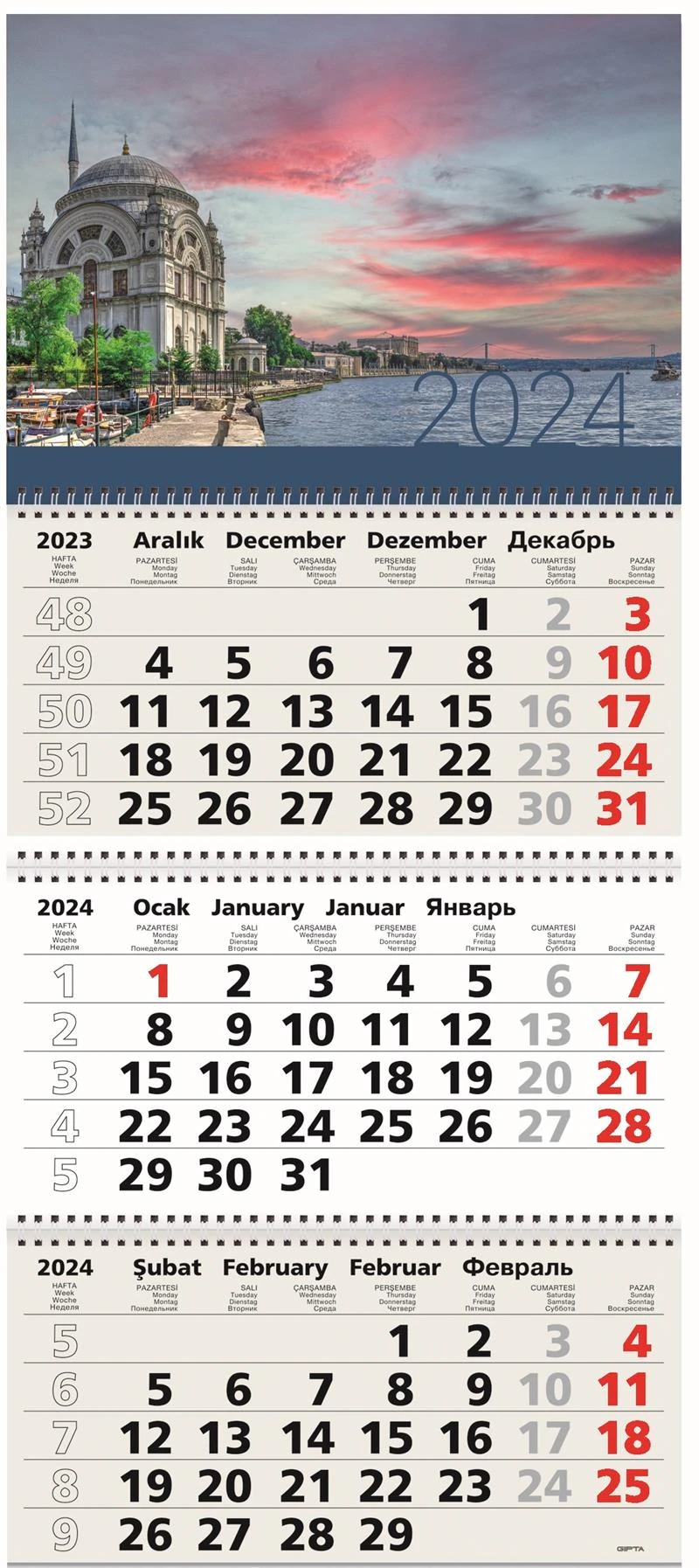 Gıpta 0805Brs-2041 Bristol Gemici Takvimi