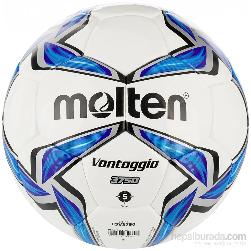 Molten Beyaz Futbol Topu F5V3750 Mac Topu Fifa Quality Parlak Pu Deri