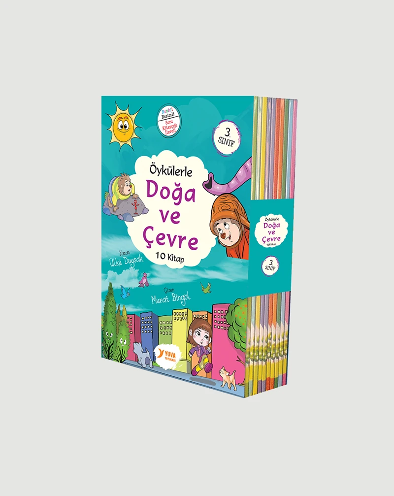 Öykülerle Doğa Ve Çevre 10 Kitap (3. Sınıflar İçin) - Ülkü Duysak