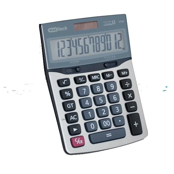 Mas Hesap Makinesi 12 Hane Ofis Tipi Orta 6906