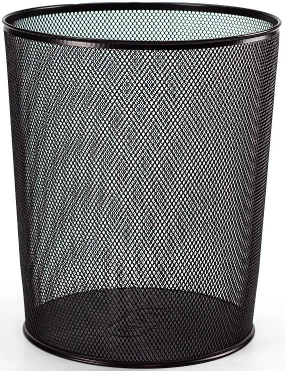 Mas Çöp Kovası Metal Tam Delikli 10 Lt Siyah 854