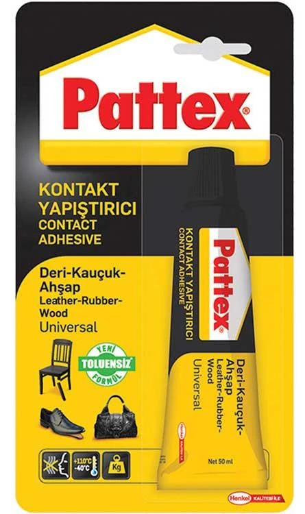 Pattex Yapıştırıcı Deri Kauçuk Ahşap 50 Gr 2872091