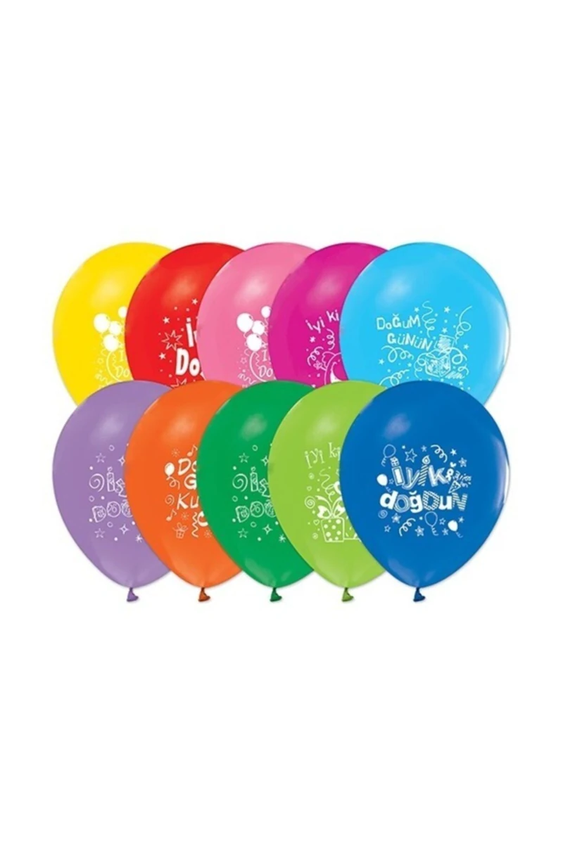 Nedi Pm-72057 Balon Baskılı İyiki Doğdun 100Lü