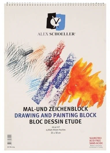 Alex Alx-024 35*50 Spr.Resim Defteri 165Gr 15Li
