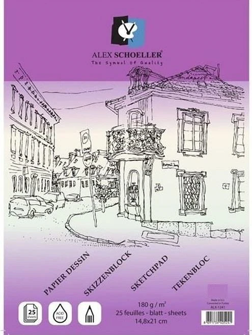 Alex Alx-1241 Eskiz Blok 180Gr A5 25Li