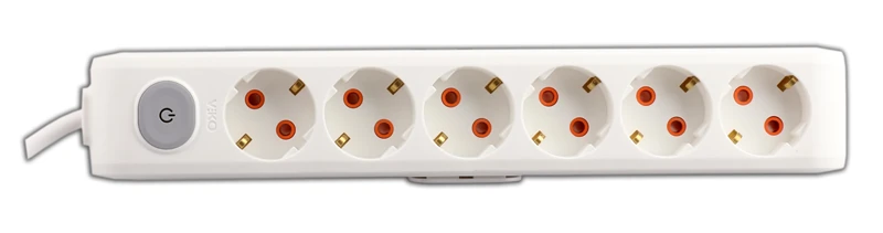 Viko Multı-Let 6lı 1mt Anahtarlı Kablolu (90117601)