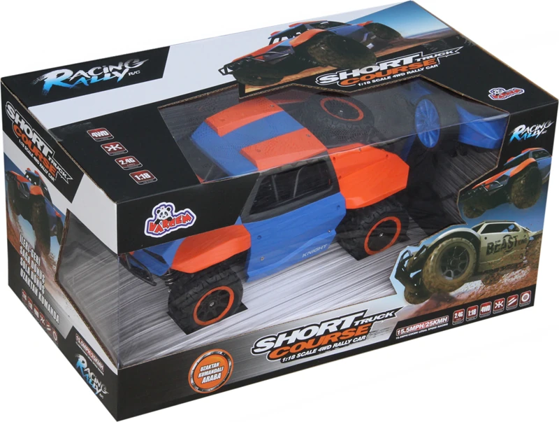 Vardem Uzaktan Kumandalı Full Fonksiyonlu Şarjlı 1:18 Short Course Arazi Aracı