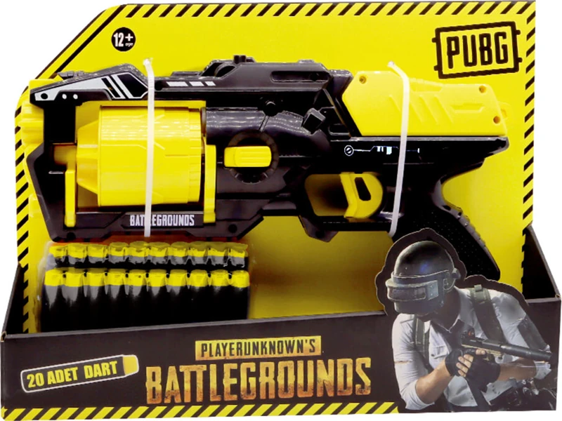Mega Oyuncak Pubg Revolver Dart Fırlatıcı