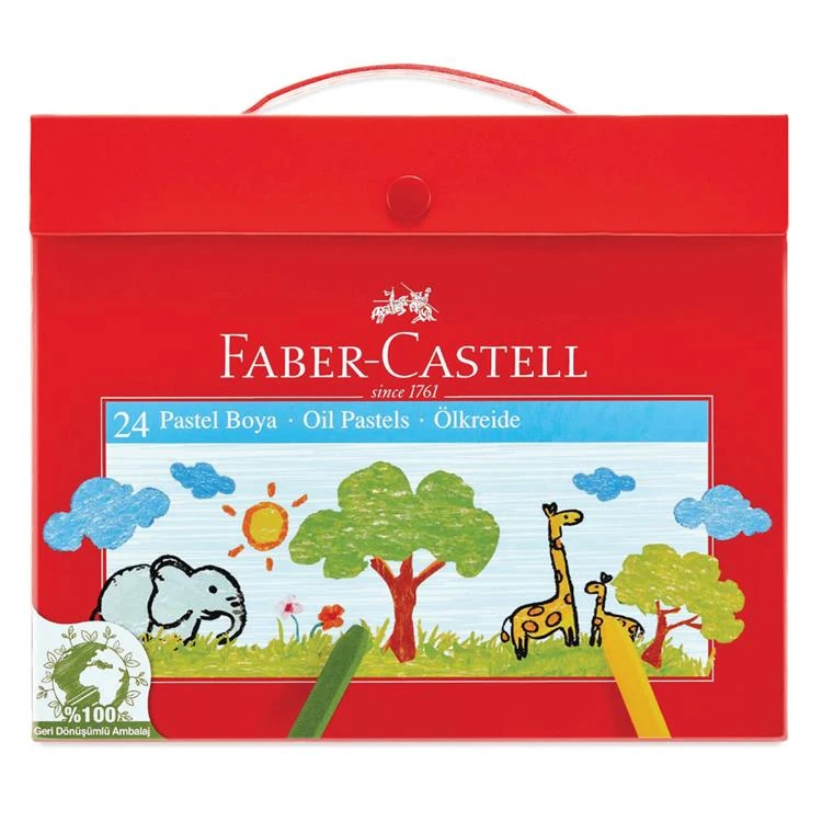Faber Castell Pastel Boya 24 Lü Çantalı