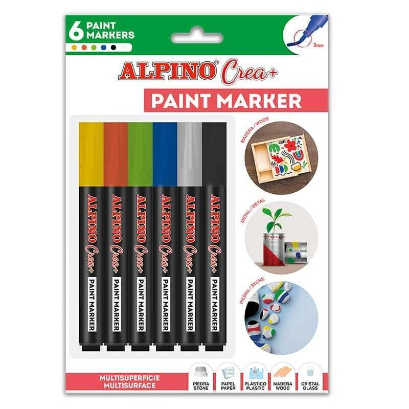 ALPINO PAİNT MARKER CREA 6 LI BLS. AR-0250