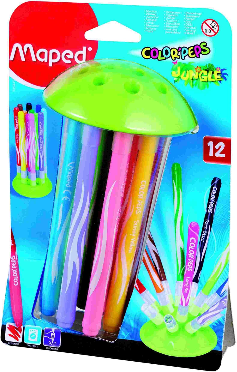 Maped 845445 Keçeli Kalem 12 Renk Innovatıon