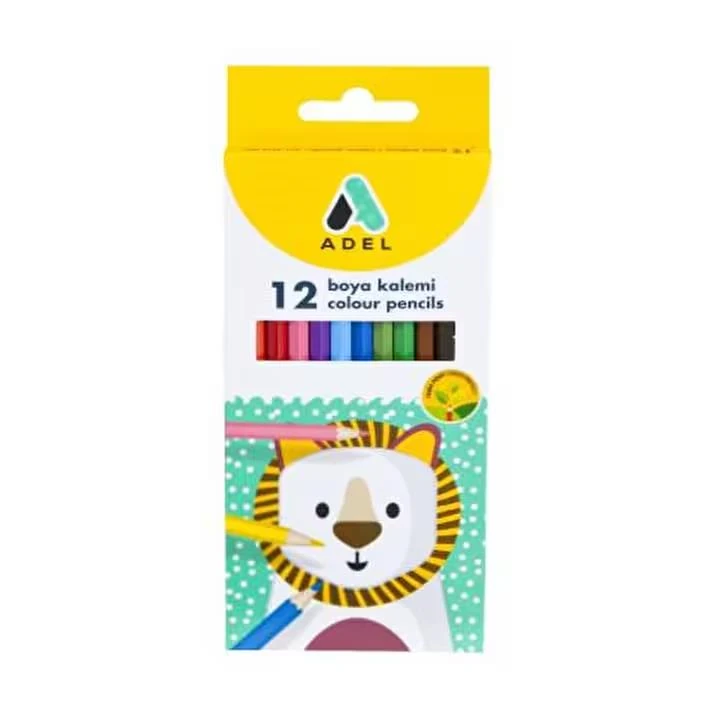 ADEL KURU BOYA 12 LI KARTON KUTU