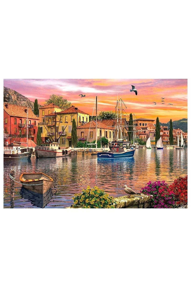 Ks Games 22525 Puzzle 2000 Harbour Village