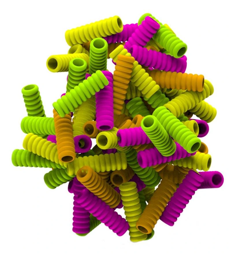 Silka Kalem Tutma Aparatı Simli Spiral 4 Renk 72 Li Art.35S